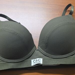 C&C California Olive Green Bra